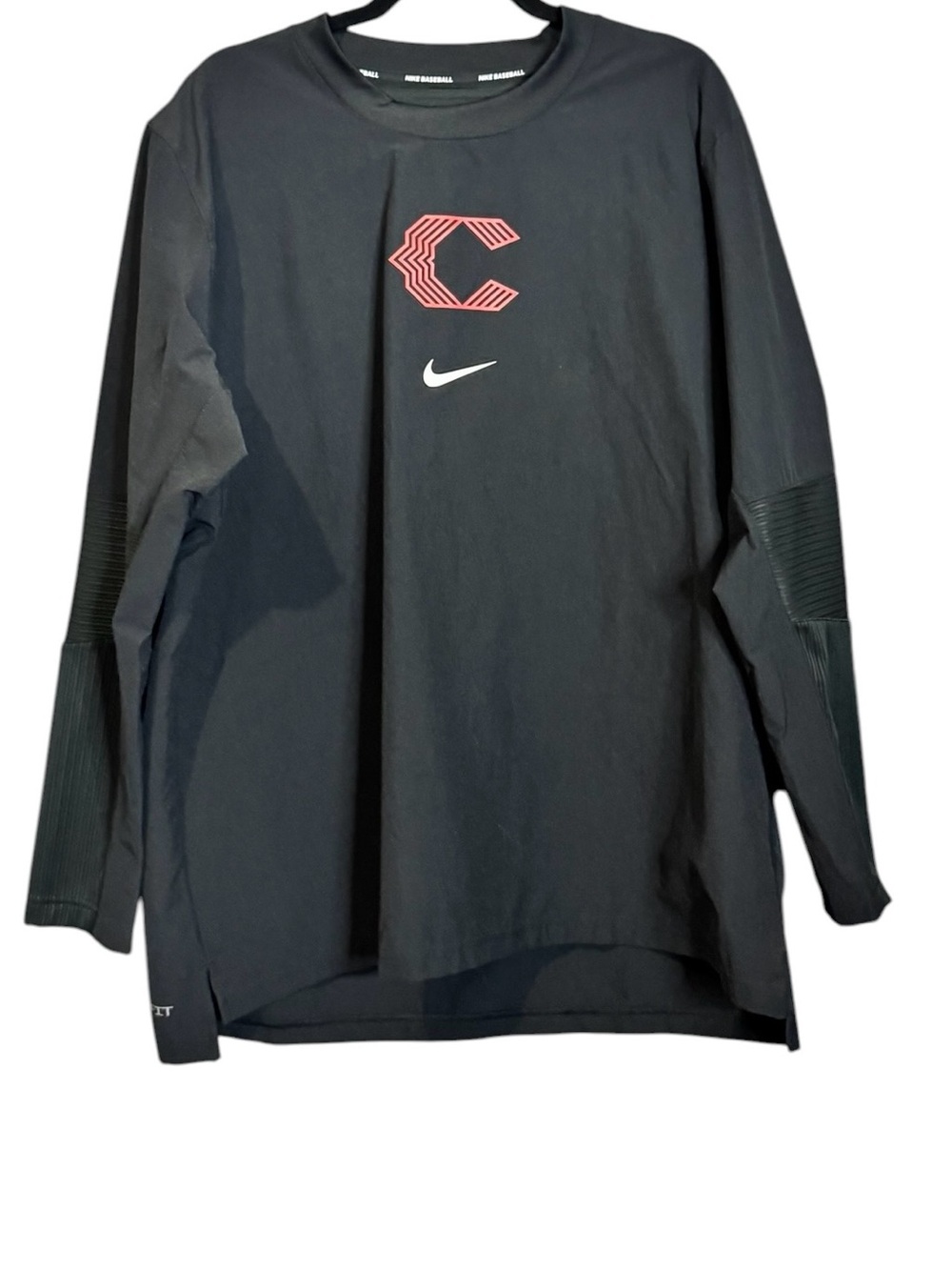 Nike Baseball Cincinnati Reds City Connect Pullover Long Sleeve Top Mens Large